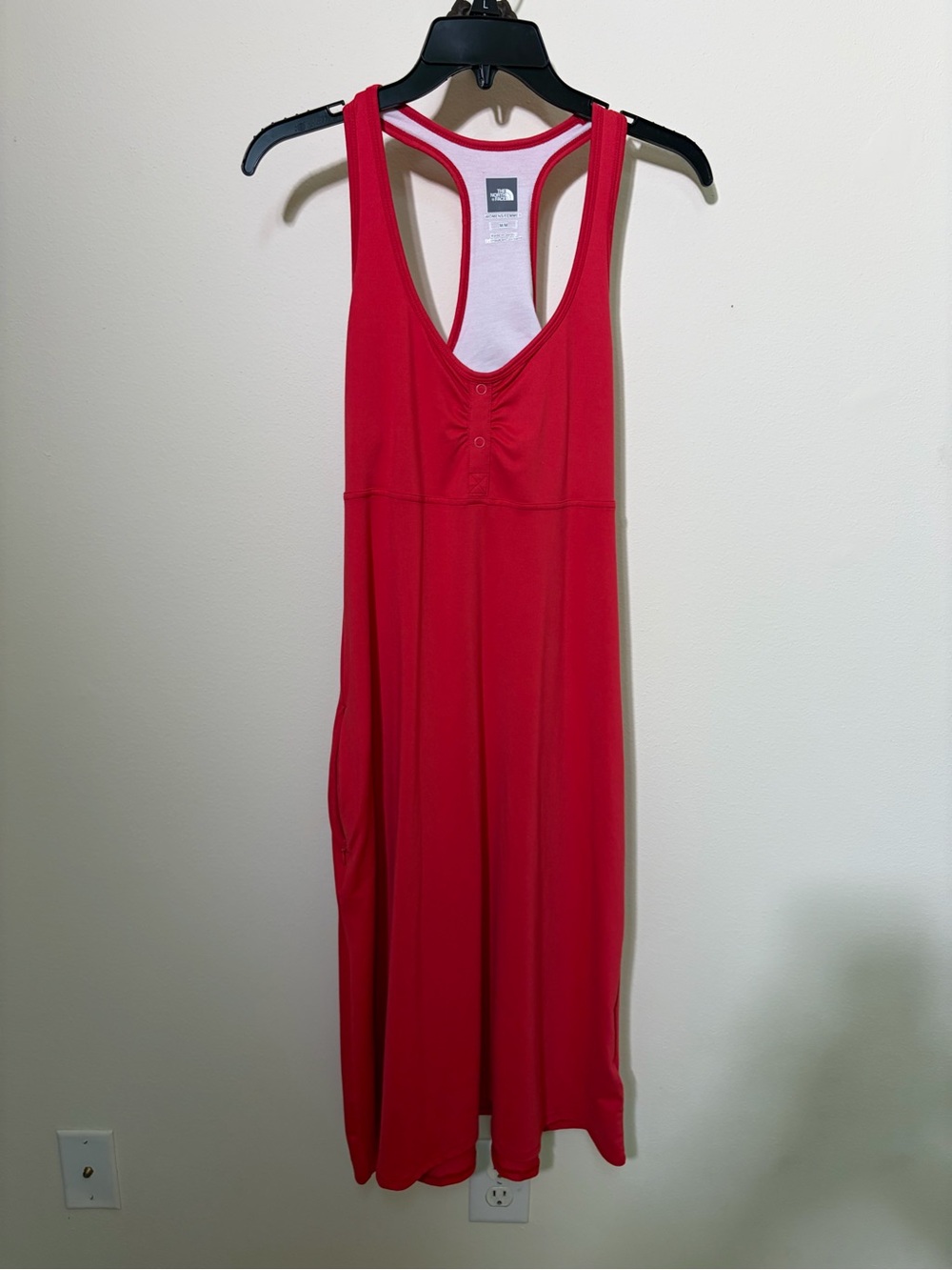 The North Face Women's Bright Red Racerback Midi Dress